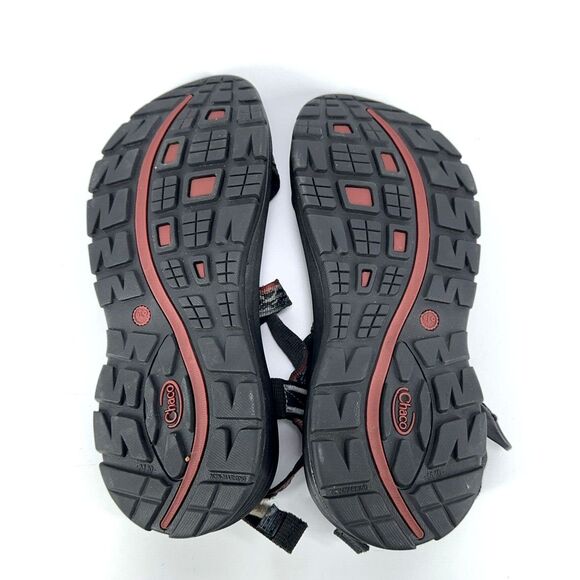 Mens 10 Chaco J104865 Grandeur Waterproof Strappy Hiking Black Outdoor Sandals main image 5